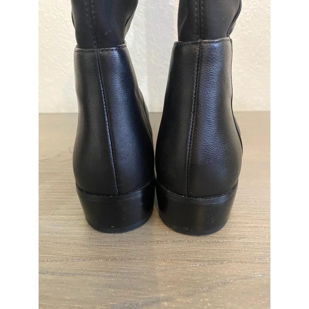 Michael Kors Bromley‎ Leather Boot Women's size 8 Black